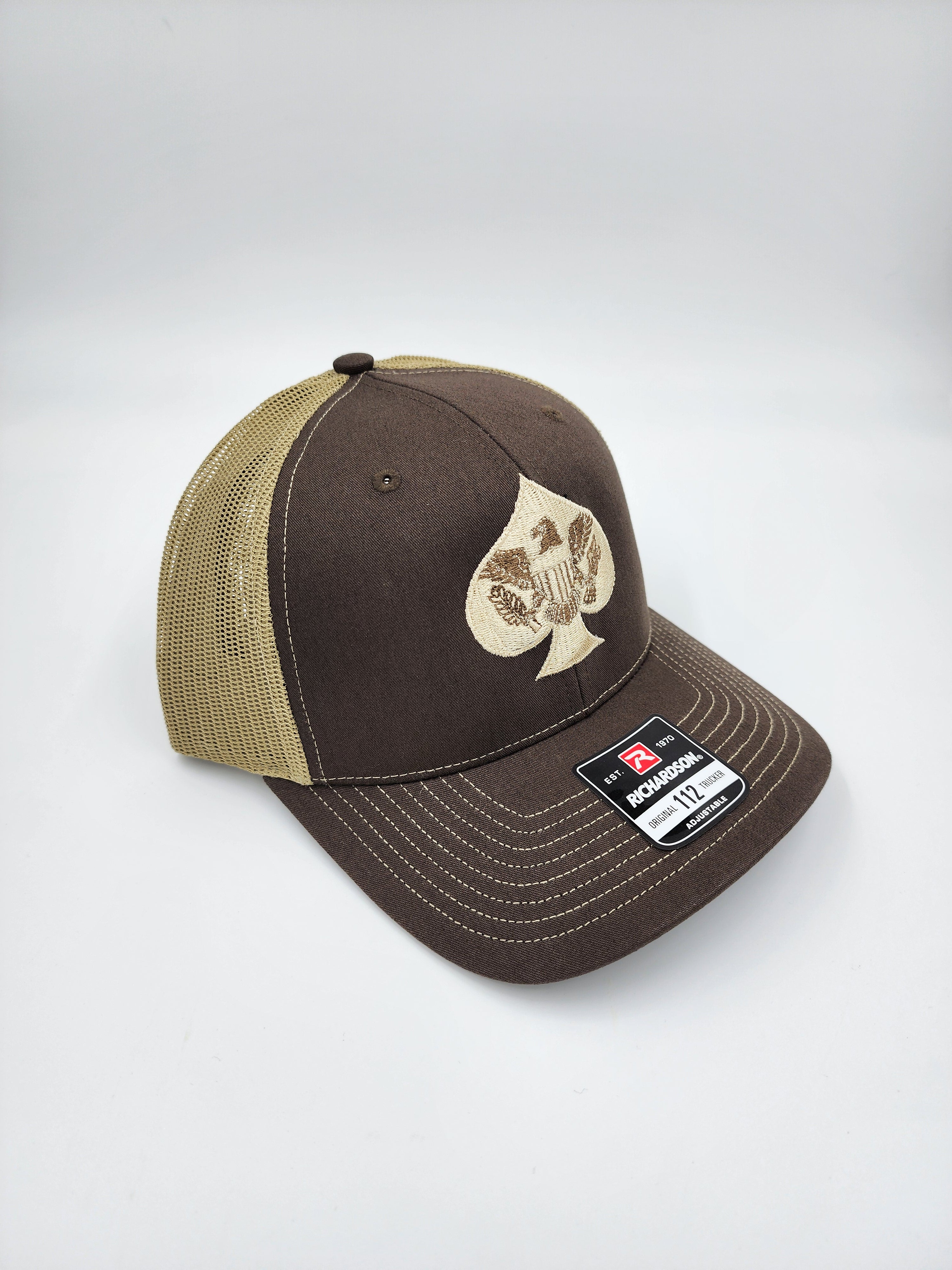Brown/Khaki VI Ace of Spades Classic Trucker Hat