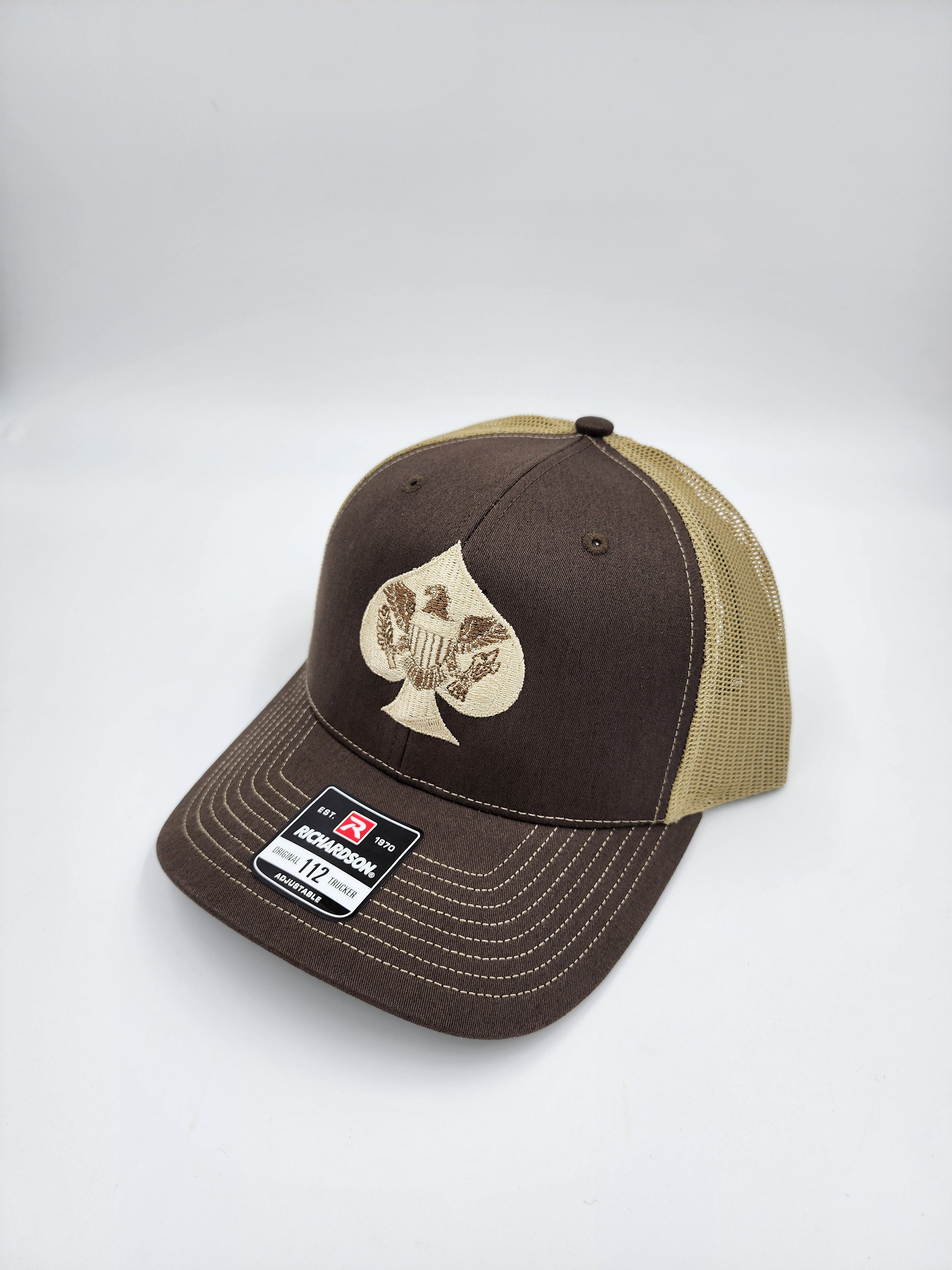 Brown/Khaki VI Ace of Spades Classic Trucker Hat