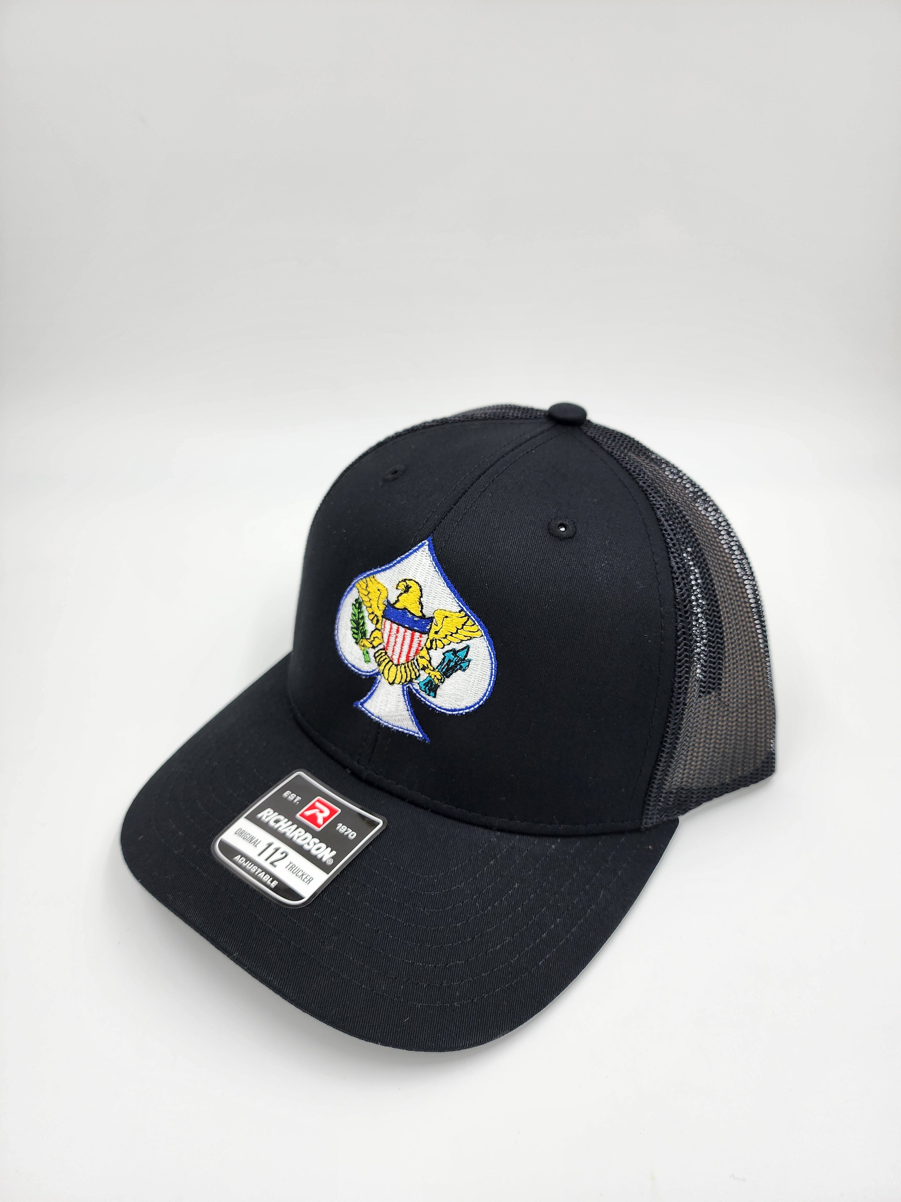 Black/Black VI Ace of Spades Classic Trucker Hat