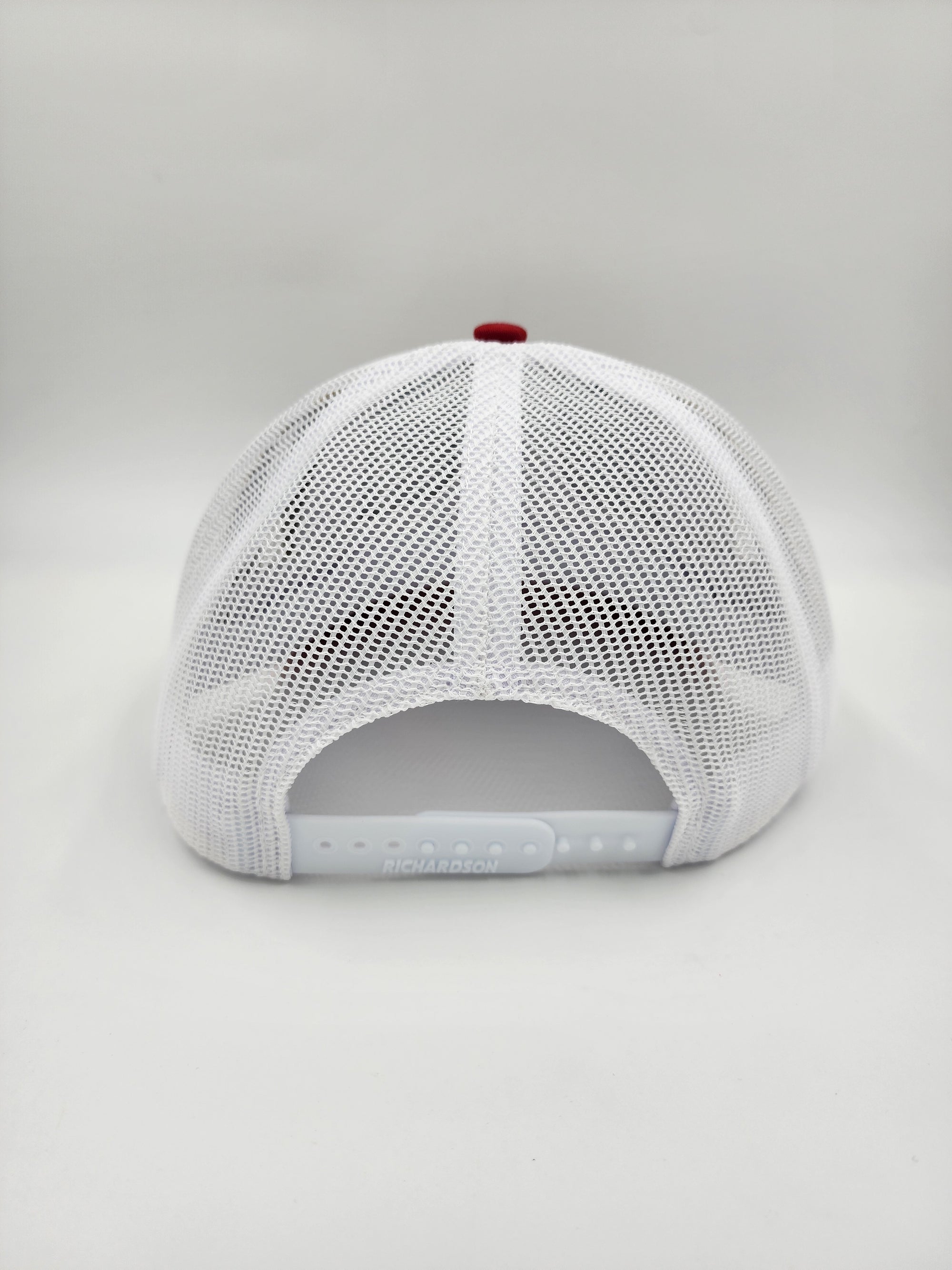 Faith & Steel Trucker Hat – Navy, Red & White - Richardson 112