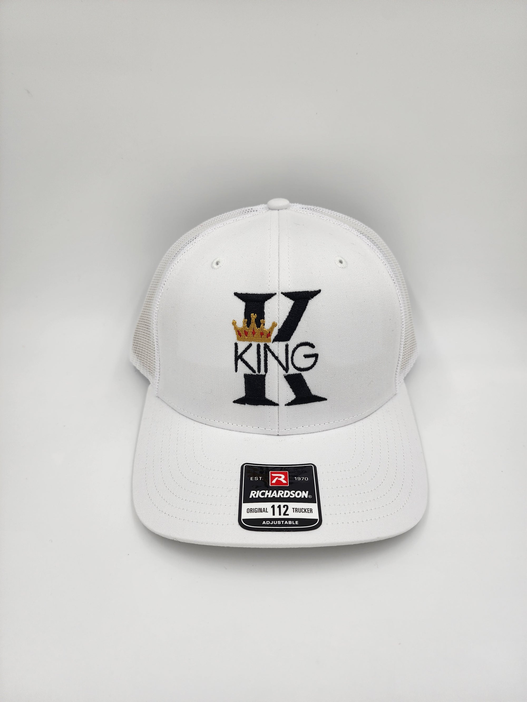 KING "K" Crown Trucker Hat – White Richardson 112