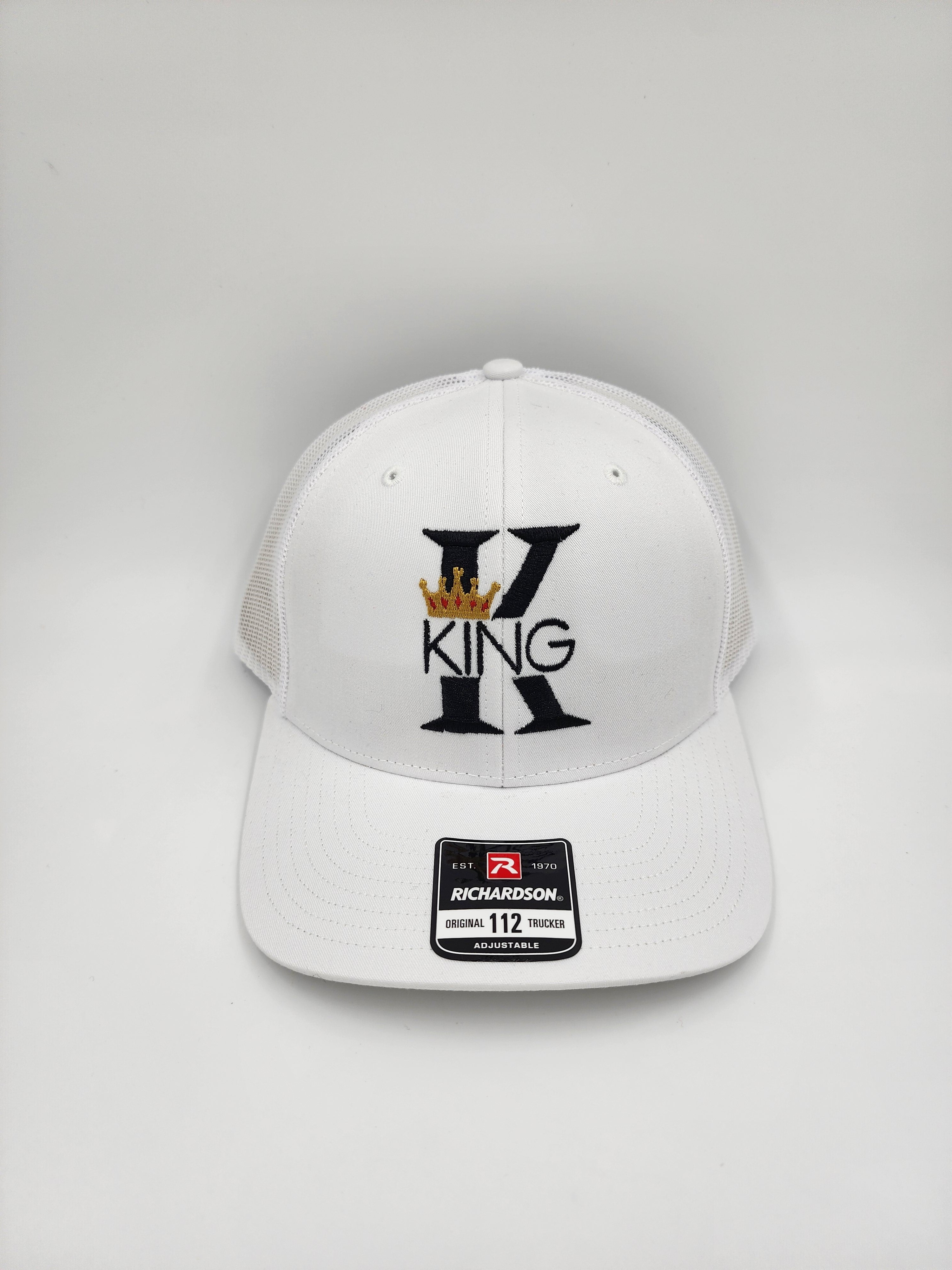KING "K" Crown Trucker Hat – White Richardson 112