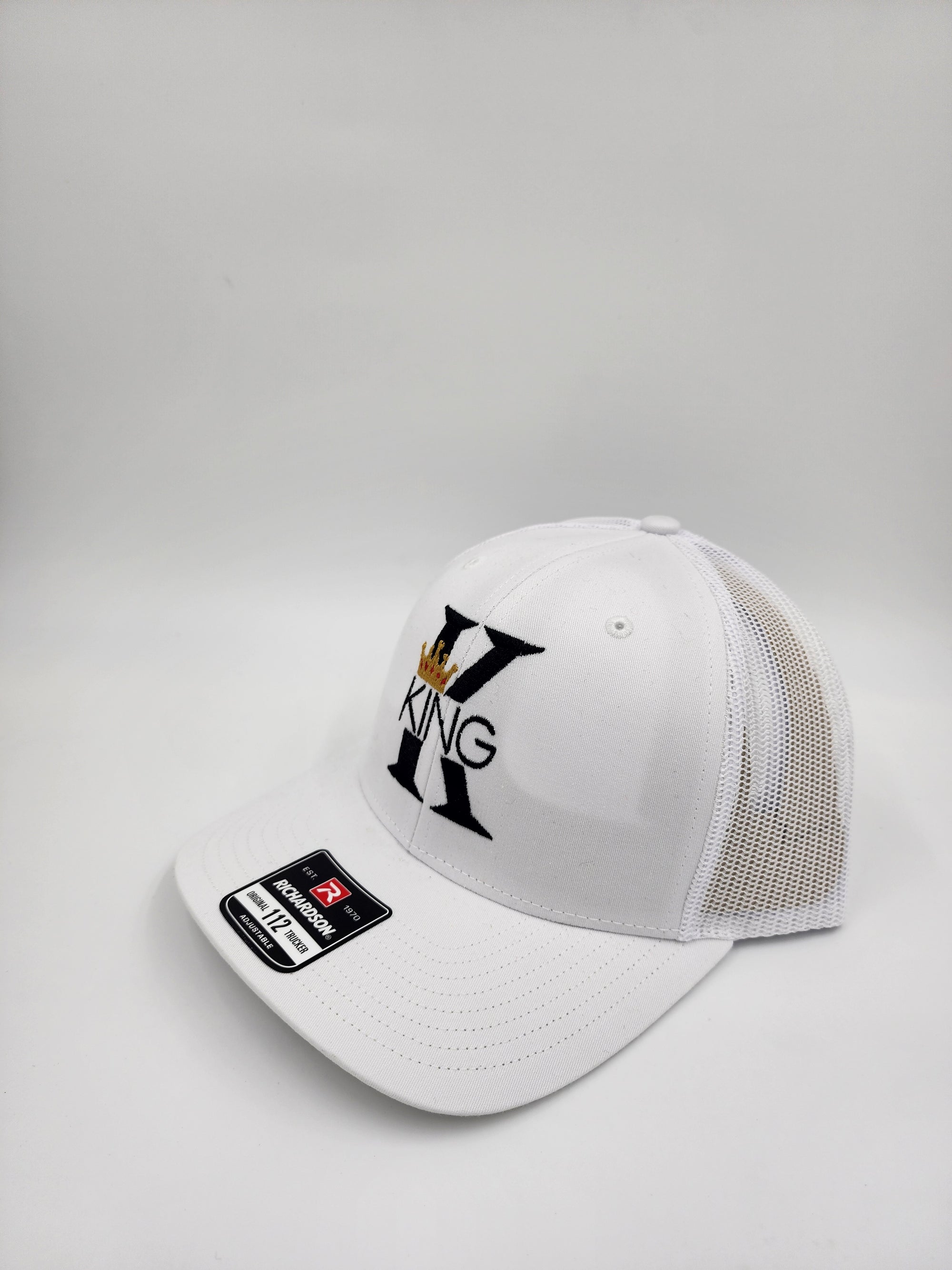 KING "K" Crown Trucker Hat – White Richardson 112