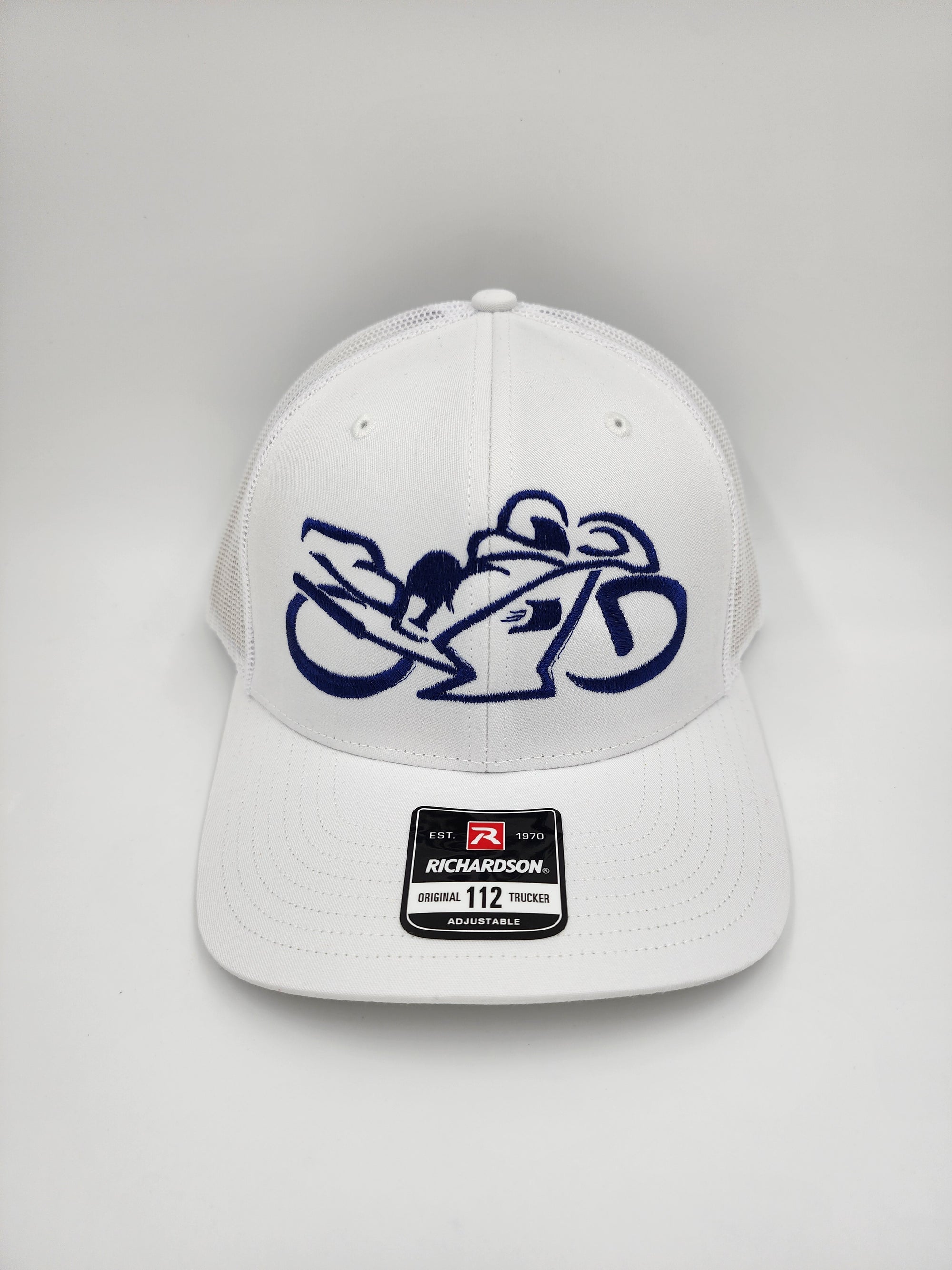 Speed Rider Trucker Hat – White Edition | Richardson 112