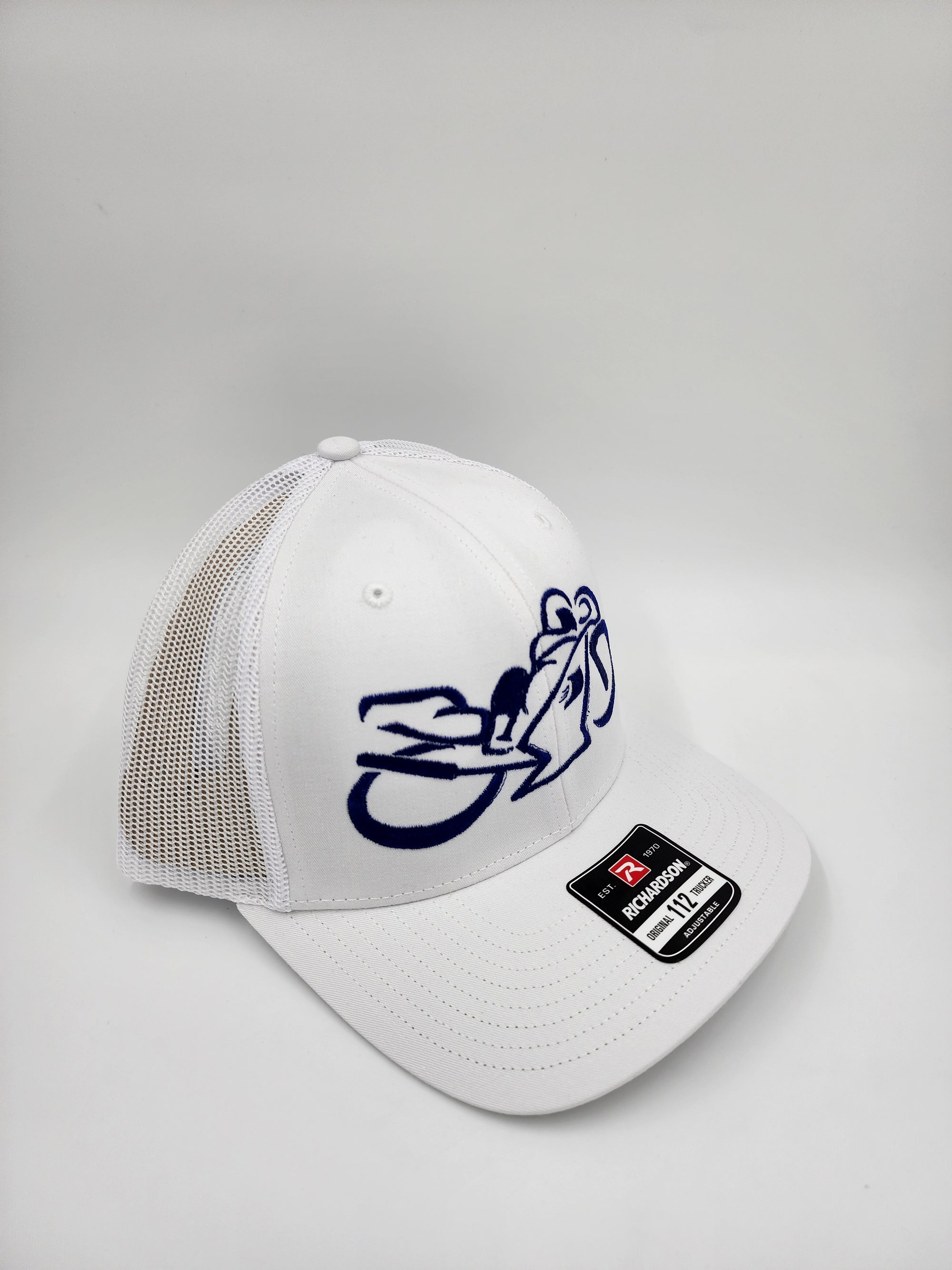 Speed Rider Trucker Hat – White Edition | Richardson 112