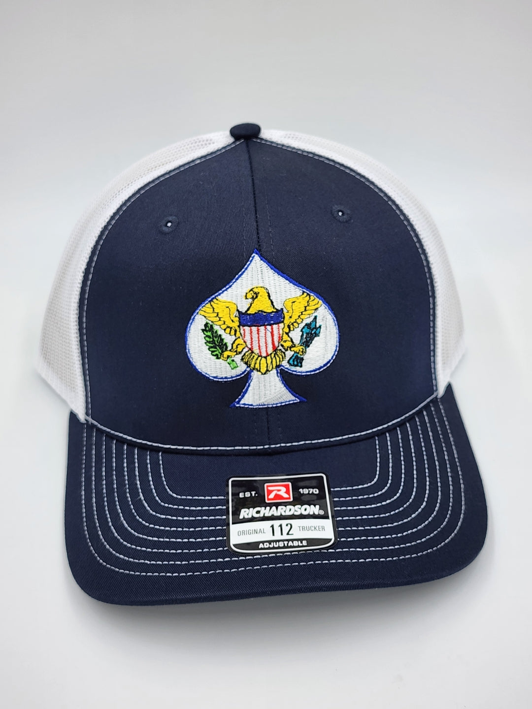 Navy Blue/White VI Ace of Spades Classic Trucker Hat