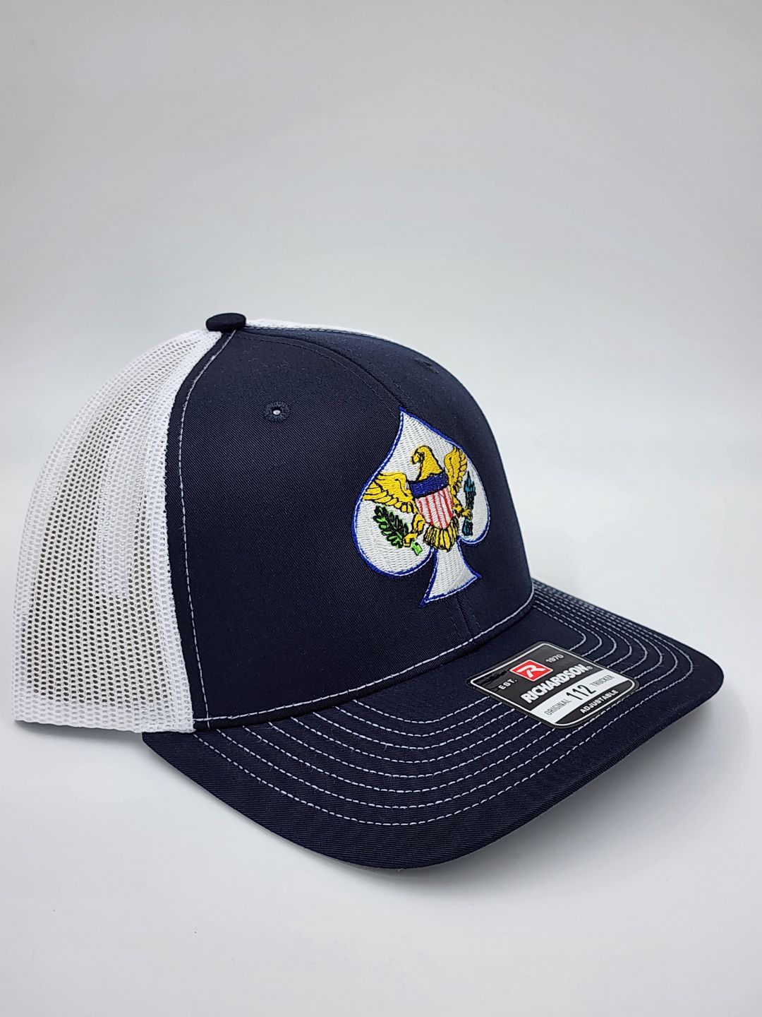 Navy Blue/White VI Ace of Spades Classic Trucker Hat